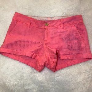 Lilly Pulitzer The Walsh Short Size 8 - Solid Hot Pink